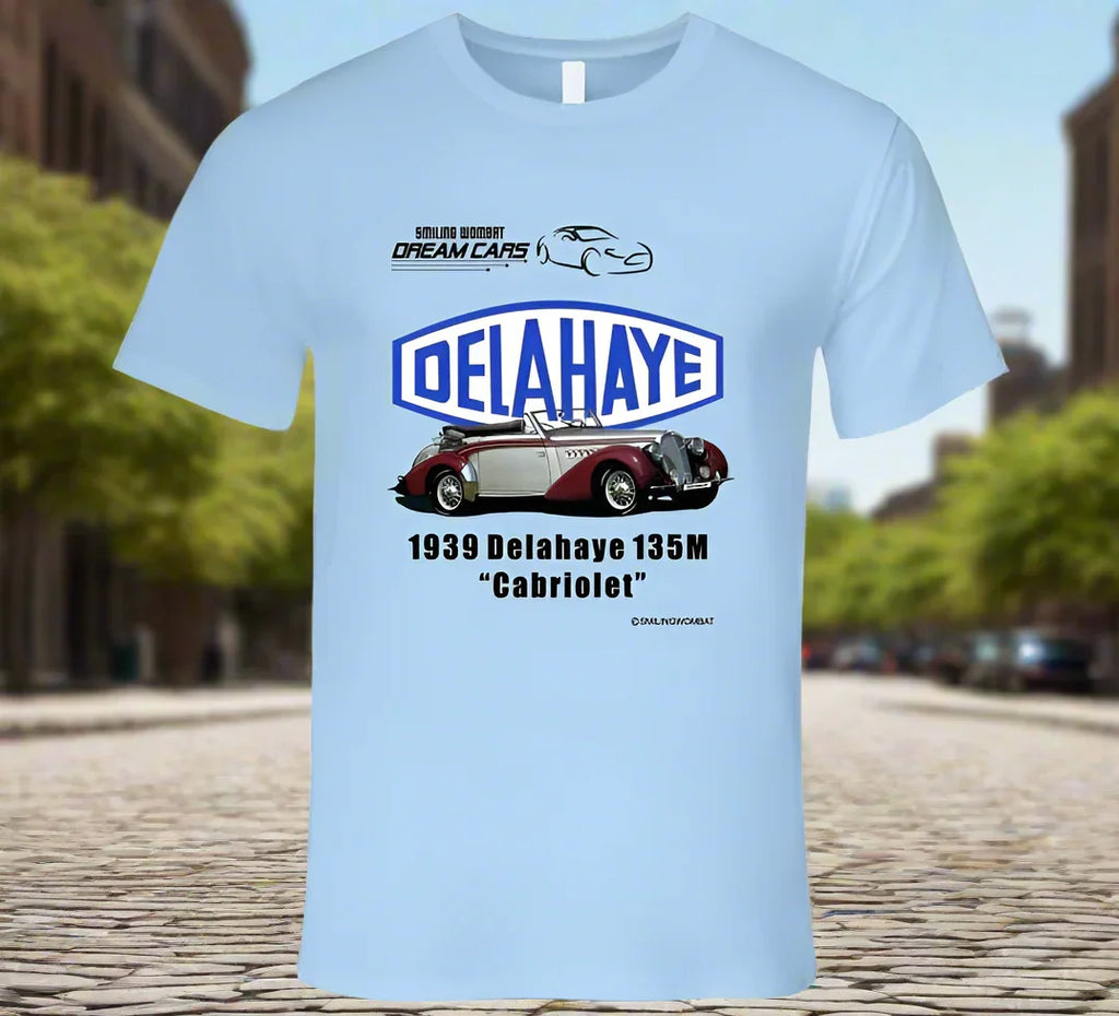Delahaye 1939 - 139M "Cabriolet" Classic French Car - Shirts - Shopify
