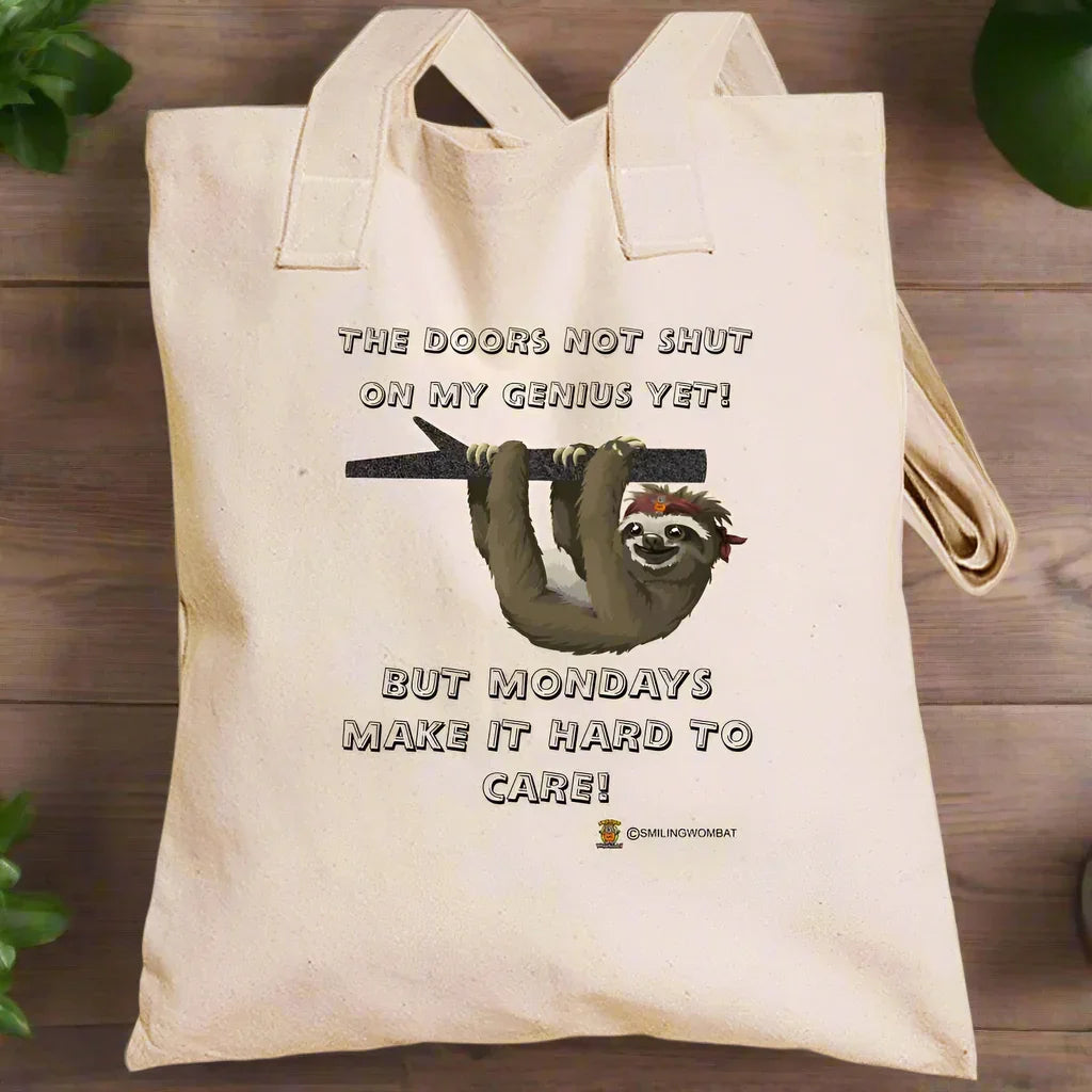Sloths - Tote bag Showing Harvey's Friend the Sloth - Shopify