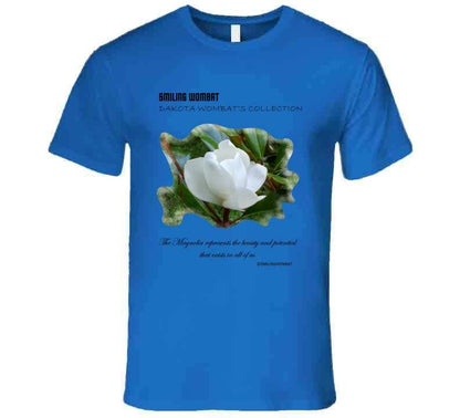 Beautiful Magnolia Flower - Premium T-Shirt T-Shirt Smiling Wombat