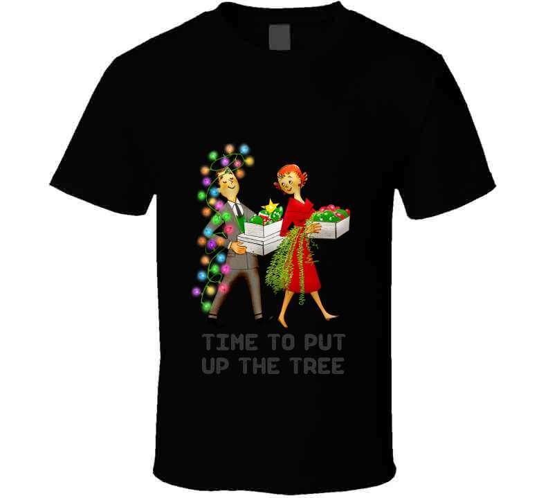 Christmas Tree Lights - for the Family Christmas Tree T-Shirt - Smiling Wombat