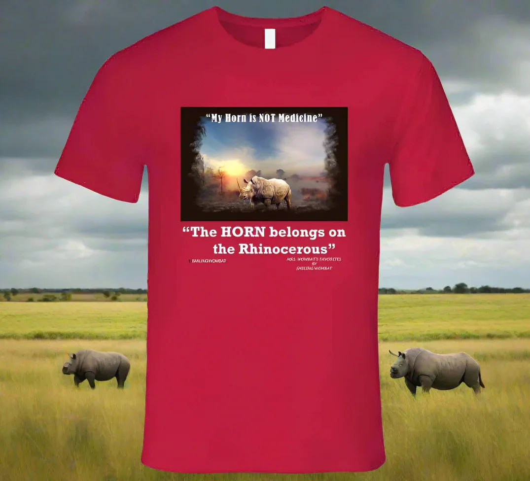 Save The Rhino's T Shirt Collection - Smiling Wombat - Shopify