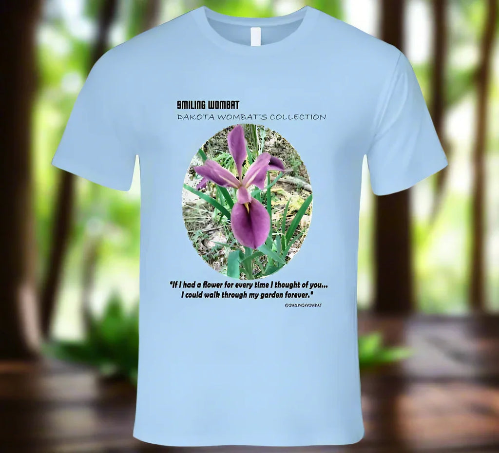 Purple Iris Flower Iris T Shirt - Shopify
