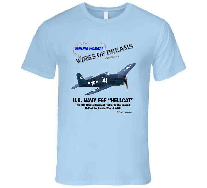 U.S. Navy Hellcat - T-Shirt - Smiling Wombat