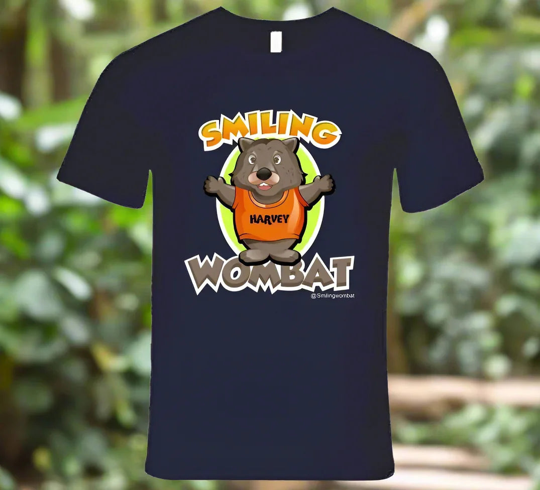 Official Wombat Shirt - Harvey the Smiling Wombat Official T-Shirt - Shopify