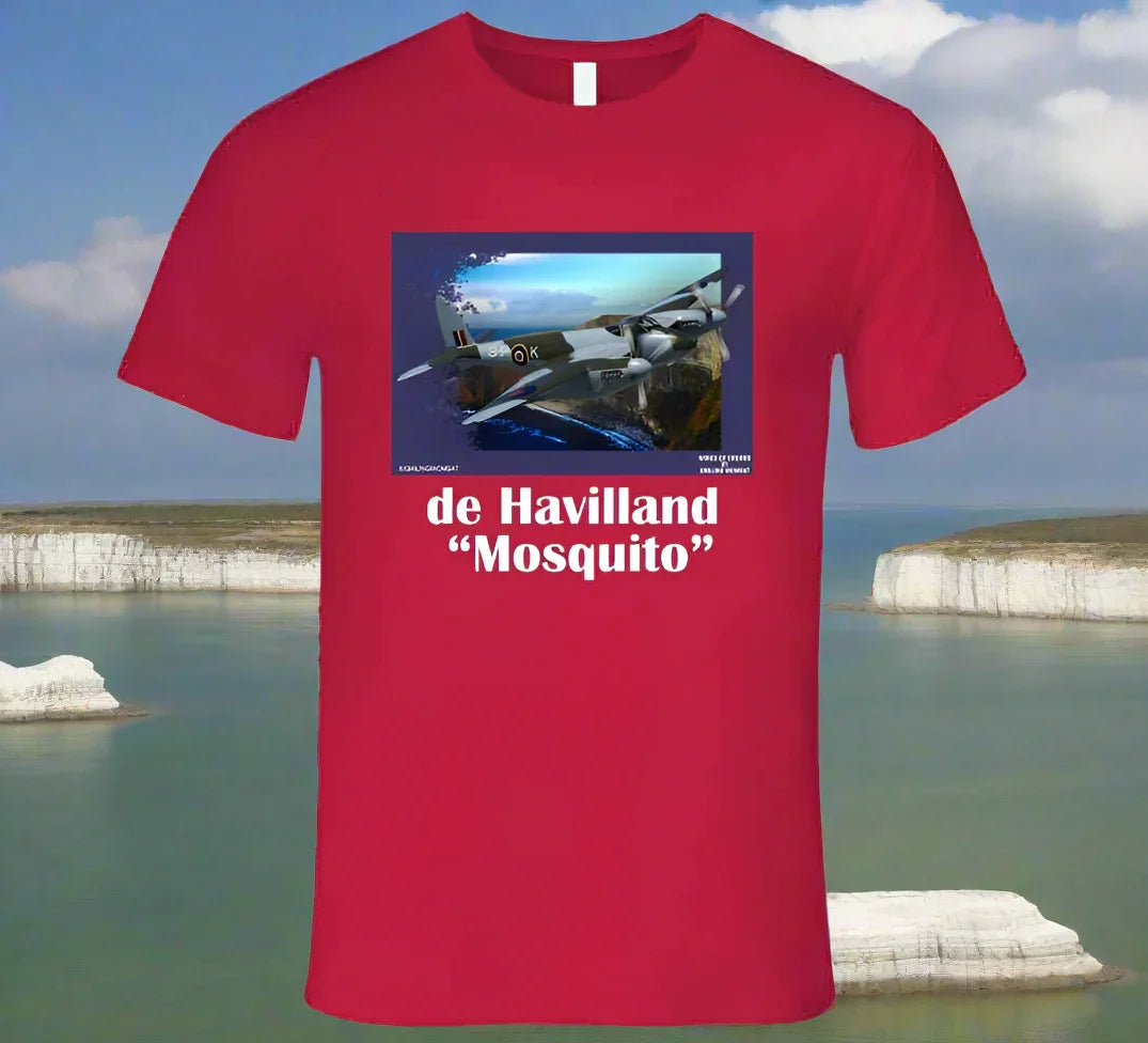 de Havilland Mosquito - Famous English WW2 Aircraft - T Shirt - Shopify