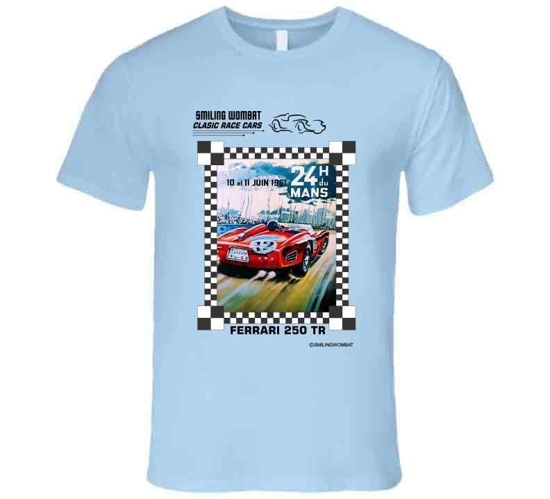 Le Mans Winner-Ferrari 250 Testa Rosa Wins 1961 Le Mans 24 Hour - Shirts T-Shirt Smiling Wombat