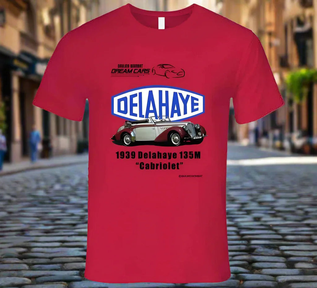 Delahaye 1939 - 139M "Cabriolet" Classic French Car - Shirts - Shopify