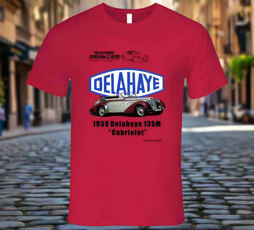 Delahaye 1939 - 139M "Cabriolet" Classic French Car - Shirts - Shopify