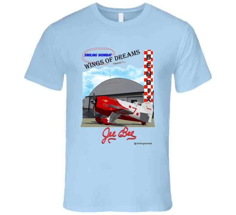 Gee Bee - Fabulous Super Sportsters Air Racers - Shirts T-Shirt Smiling Wombat