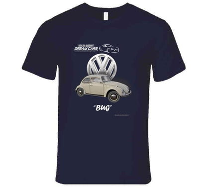 Volkswagen Bug-One of the best-selling cars of all time T-Shirt Smiling Wombat