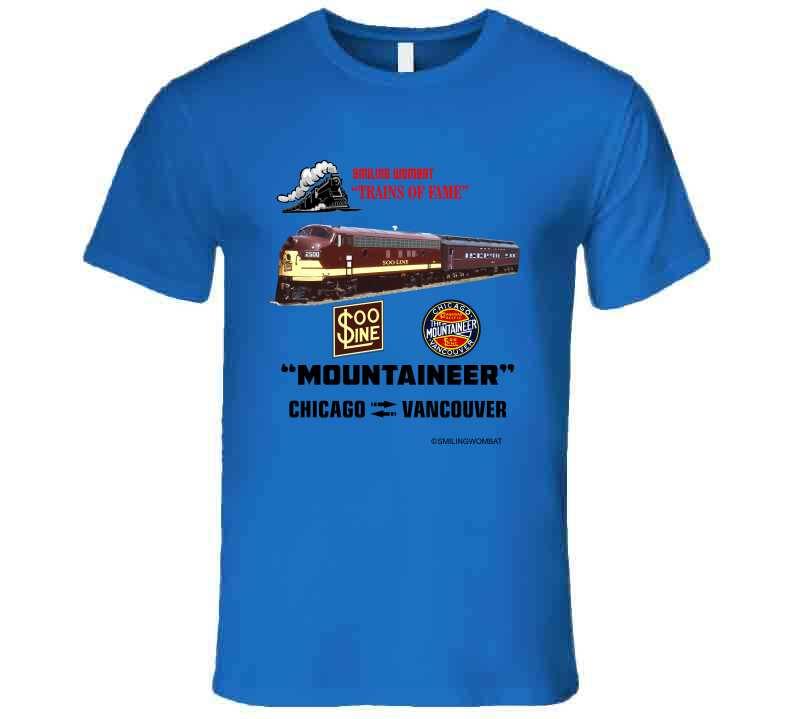 Soo Line Railroad "Mountaineer" T-Shirt - Smiling Wombat