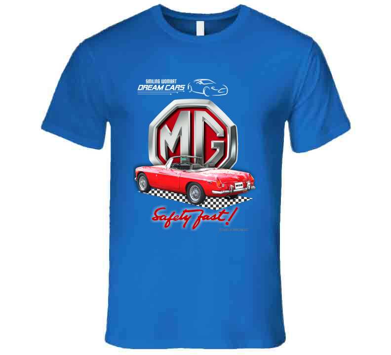 MGB Convertible-or as the British say "Roadster" T-Shirt Smiling Wombat