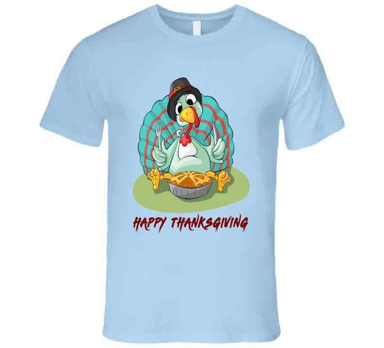 Happy Thanksgiving Funny - T-Shirt T-Shirt Smiling Wombat