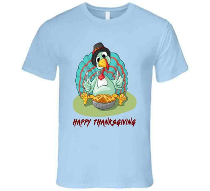 Happy Thanksgiving Funny - T-Shirt - Smiling Wombat
