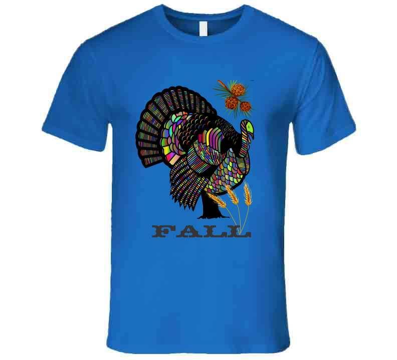 Colorful Turkey - Smiling Wombat "Fall" T-Shirt - Shopify