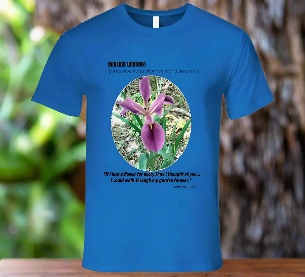 Purple Iris Flower Iris T Shirt - Shopify