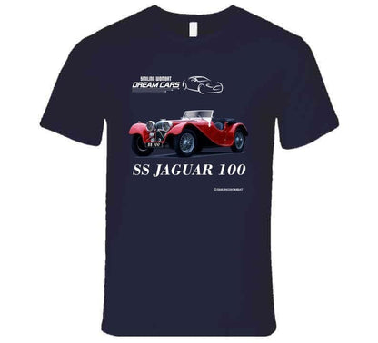 Classic Car SS Jaguar 100 - Smiling Wombat