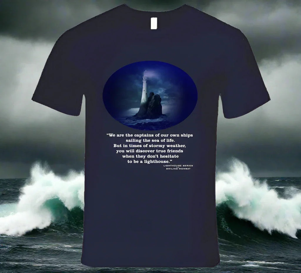 Lighthouse In Stormy Weather Shirt Collection - Shopify