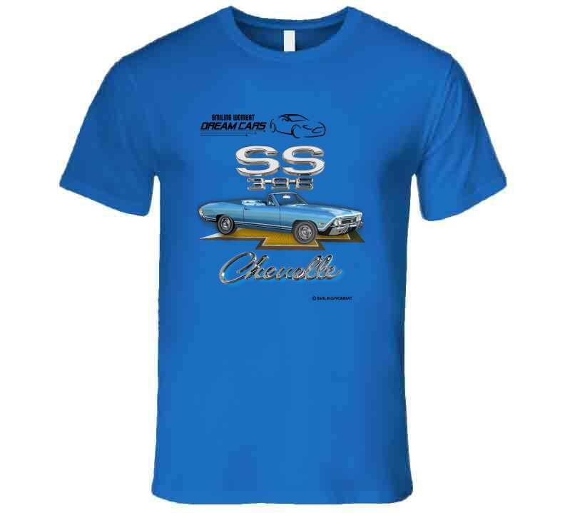 SS396 Chevelle Classic American Muscle Car T-Shirt Smiling Wombat