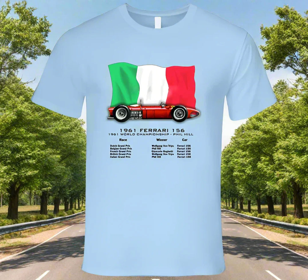 Ferrari 156 F1 Sharknose Grand Prix Winner T-Shirt - Shopify