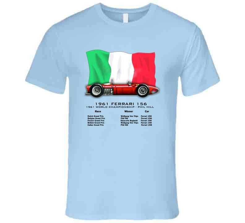 Ferrari 156 F1 Sharknose Grand Prix Winner T-Shirt - Smiling Wombat