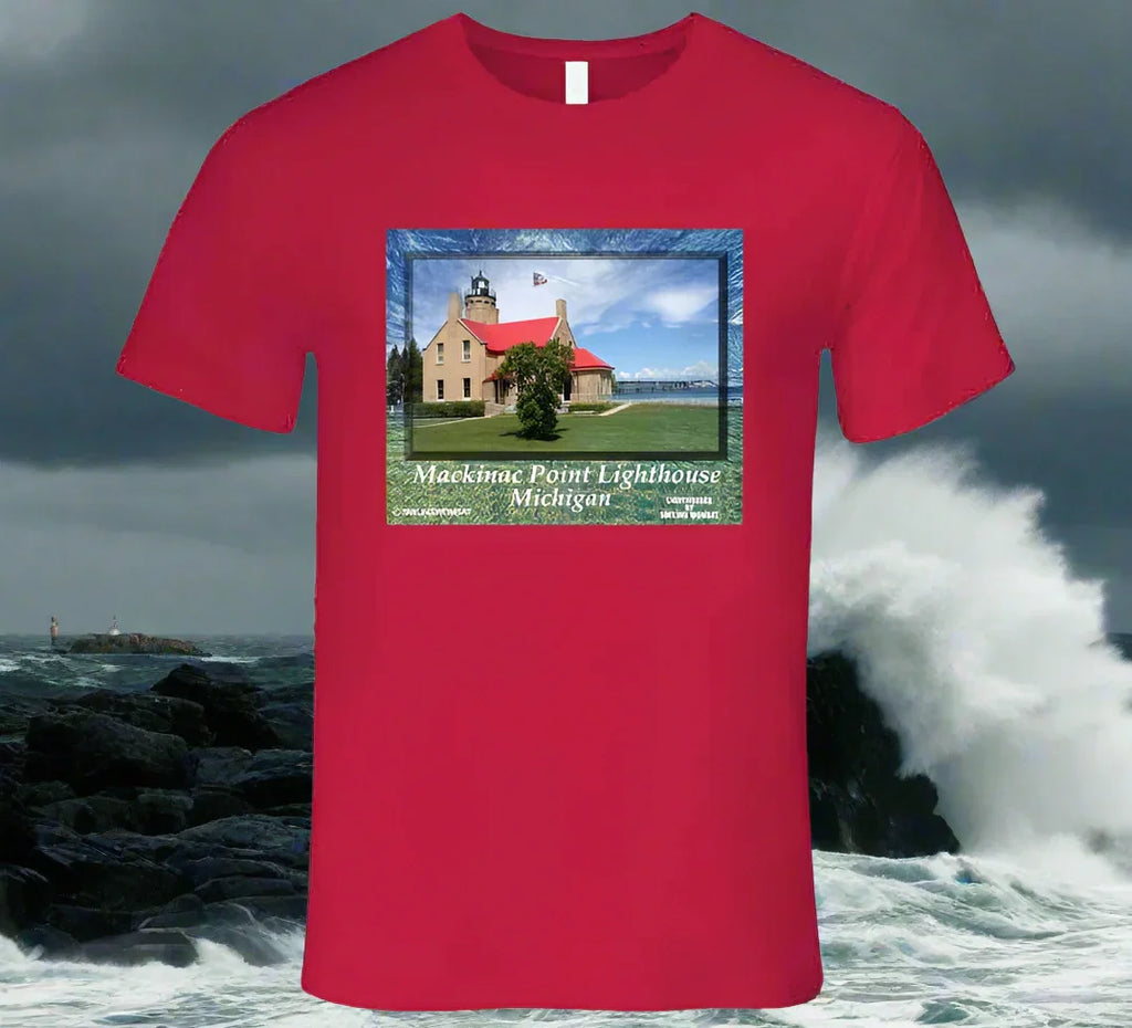 Mackinac Point Historic Lighthouse - T Shirt Collection - Shopify