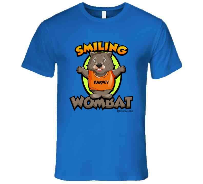 Official Wombat Shirt - Harvey the Smiling Wombat Official T-Shirt T-Shirt Smiling Wombat