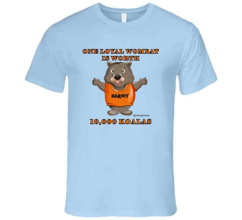 A Wombat -Wombats Are Very Loyal T-Shirt T-Shirt Smiling Wombat