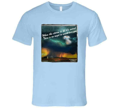 Guardian Angel In the Storm T Shirt Collection T-Shirt Smiling Wombat