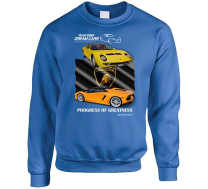 Famous Lamborghinis- The Alternative to Ferrari - T-Shirts and Sweatshirts - Smiling Wombat