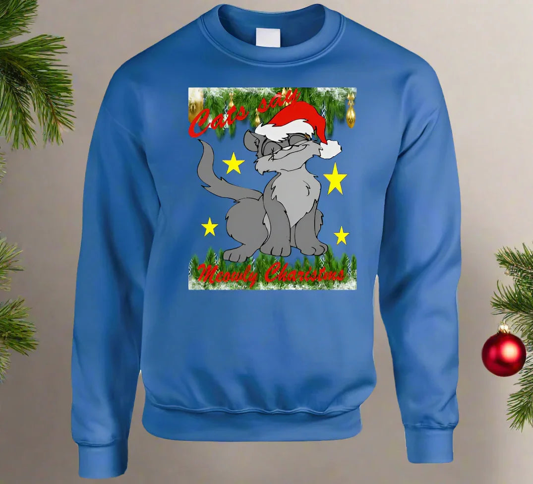 Meowly Christmas T-Shirt and Sweatshirt Collection - Shopify
