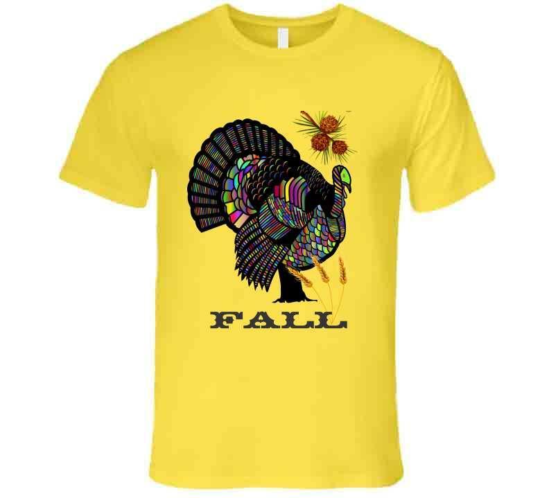 Colorful Turkey - Smiling Wombat "Fall" T-Shirt - Shopify
