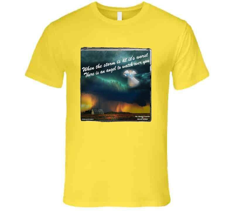 Guardian Angel In the Storm T Shirt Collection T-Shirt Smiling Wombat