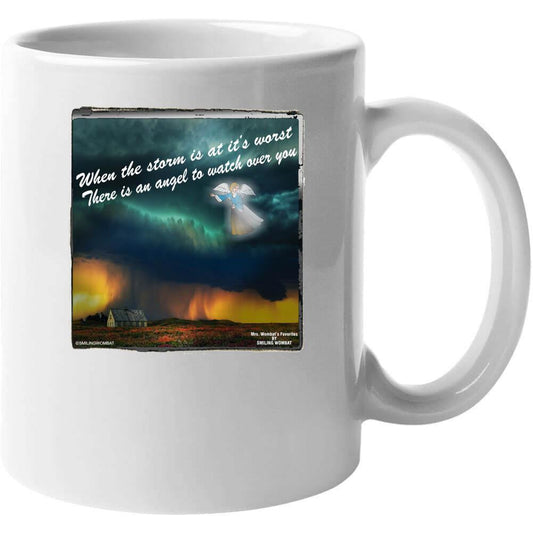 Guardian Angel In the Storm Mug Collection Smiling Wombat
