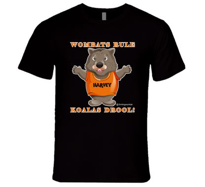 Wombat,  Koala - Koalas Drool T Shirt T-Shirt Smiling Wombat