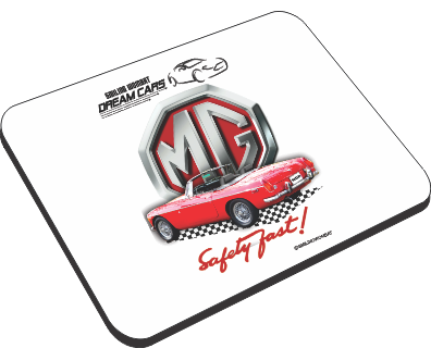 MG B Roadster - Mouse Pad Mouse Pads Smiling Wombat