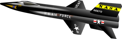 USAF X15 - Hypersonic Rocket Plane - Ceramic Mug - Smiling Wombat